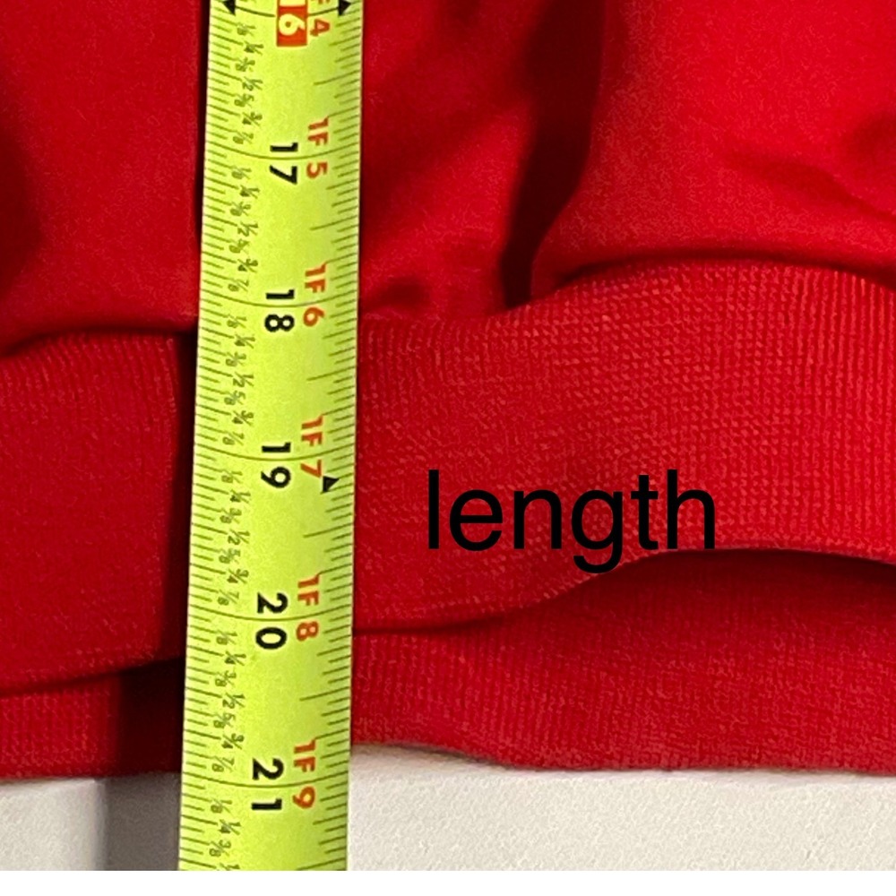 Vintage Varsity Spirit Cheerleader Uniform Set Red Black White 36 Small Medium - Picture 9 of 12